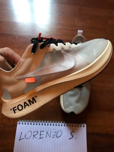 Nike x Off White Zoom Fly 8,5/10 size 7 us