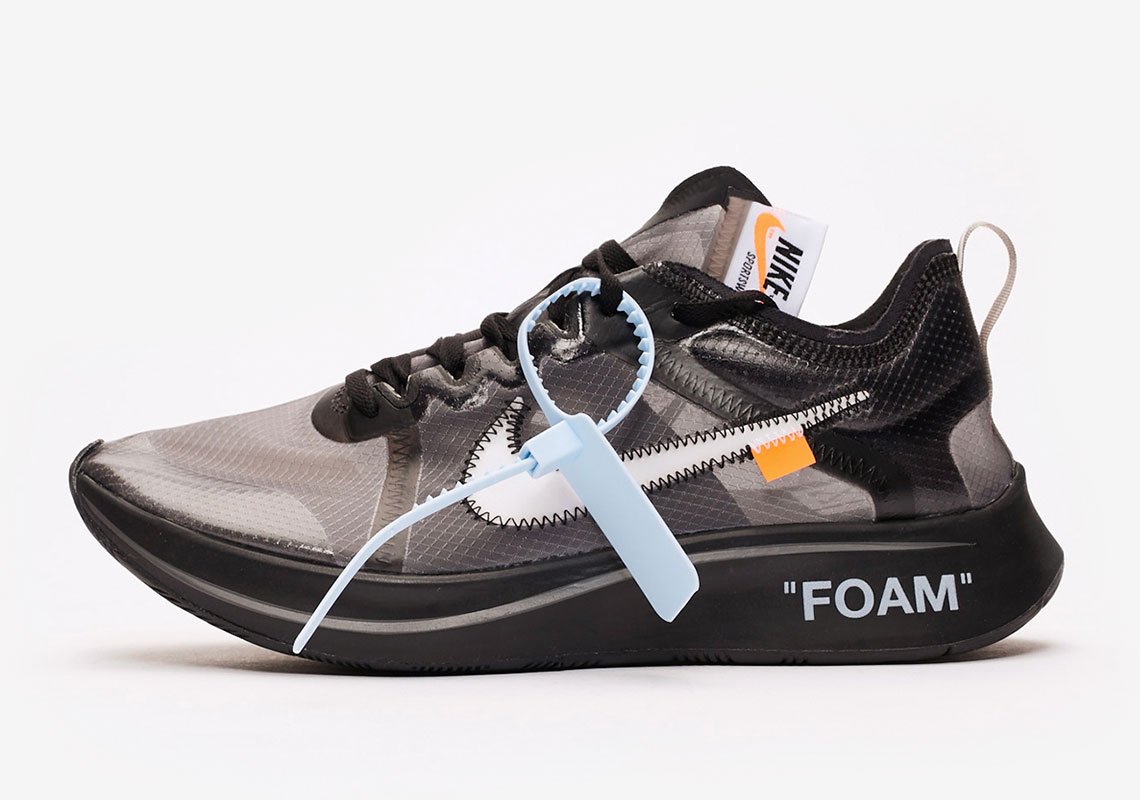 zoom fly x off white nere