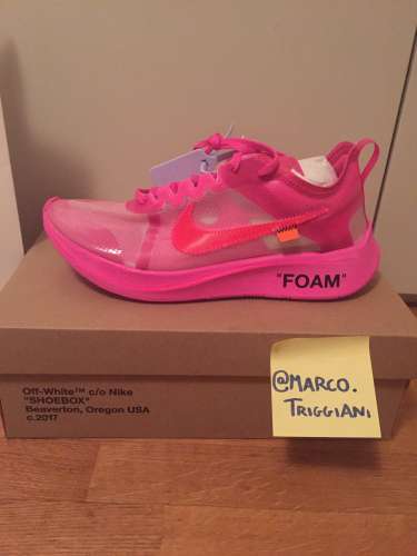 NIKE X OFF WHITE ZOOM FLY PINK