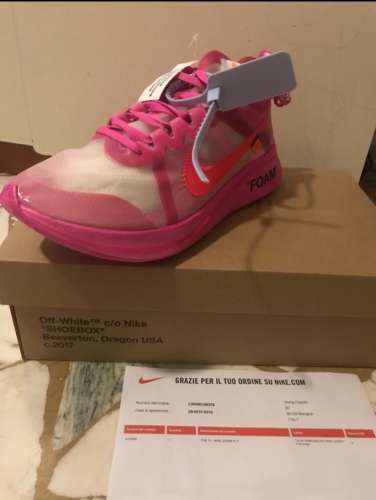 Nike zoom fly pink off-white US9