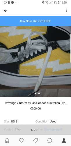Revenge x storm Australian exclusive us 8