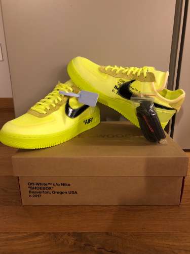 Nike Off-White Air Force 1 (volt)
