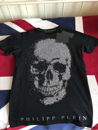 Philipp Plein Kivo Swarovski skull T-shirt