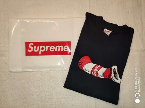 Supreme Cat in The Hat tee