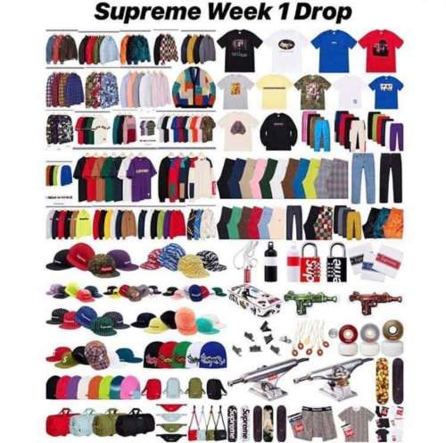 Pre order week 1 supreme