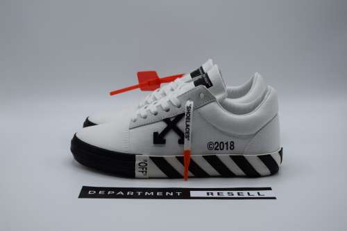 Off-White Vulc Low White (Updated Stripes)