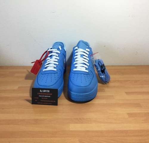 AIR FORCE ONE X OFF WHITE MCA UNIVERSITY BLUE