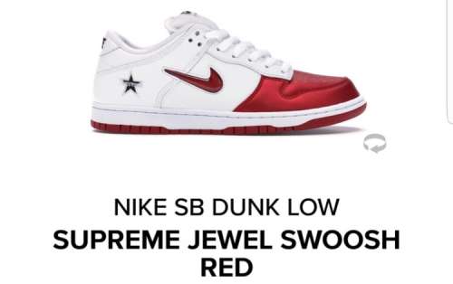 Supreme x Nike Dunk Low Red