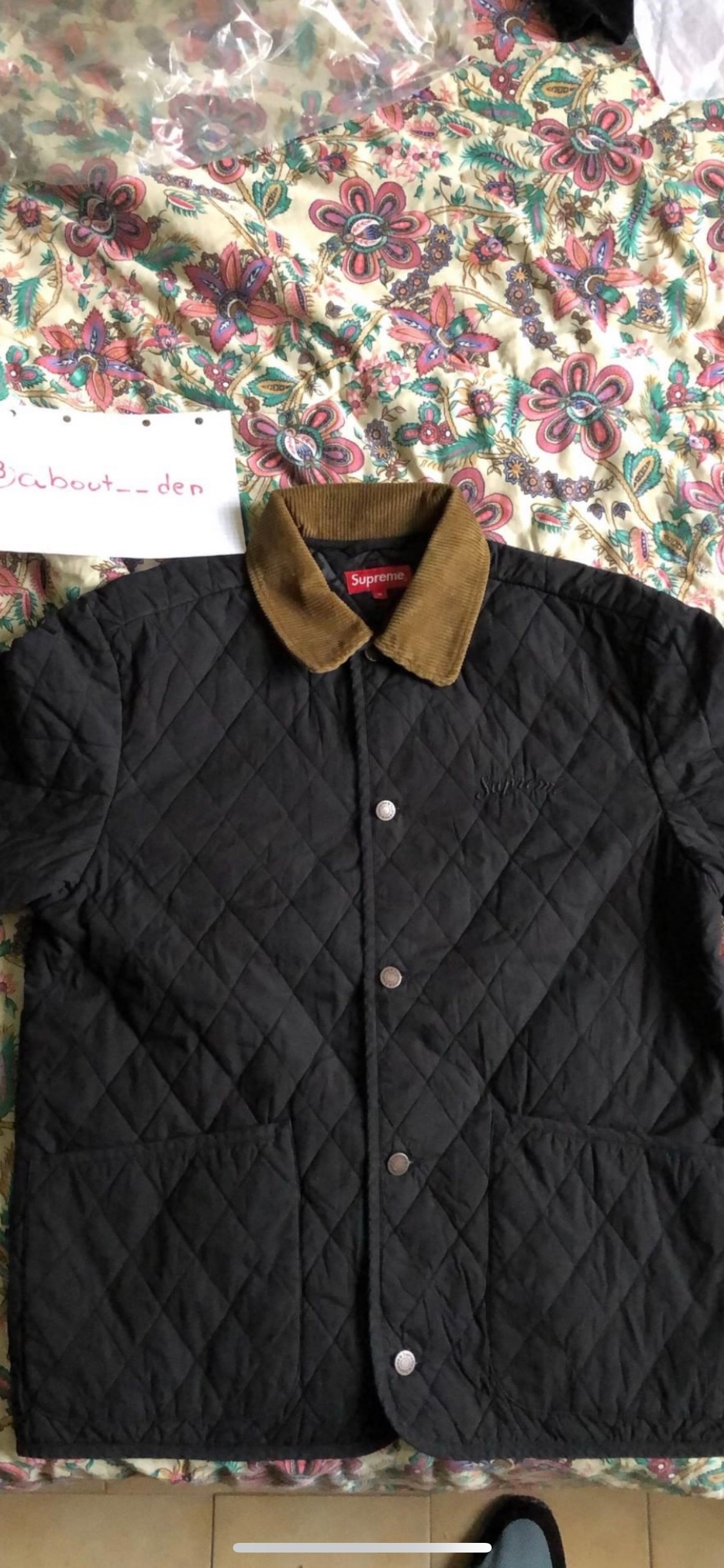 SUPREME QUILTED PAISLEY JACKET - Meetapp