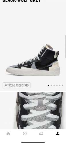 Nike Blazer x Sacai 42.5EU