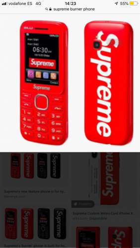 Burner phone (red)