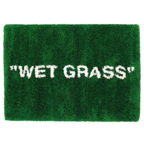 IKEA x Off-White tappeto wet grass