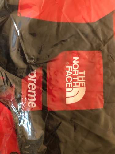Supreme x the north face mountain jacket red