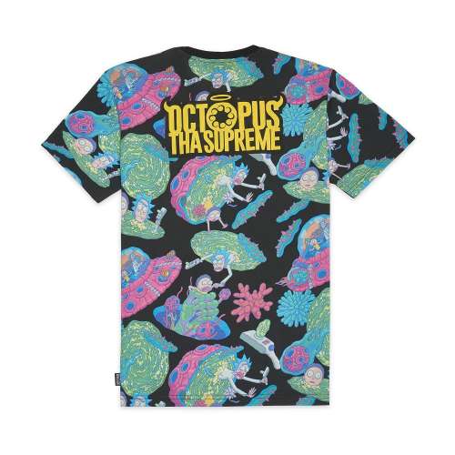 OCTOPUS THA SUPREME RICK & MORTY OUTER SPACE TEE