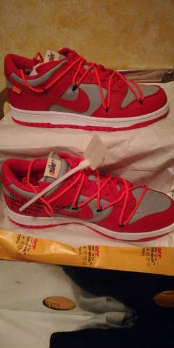 Nike Dunk Low Red Off White