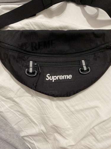 Supreme waist bag (SS19) black condizione 9/10
