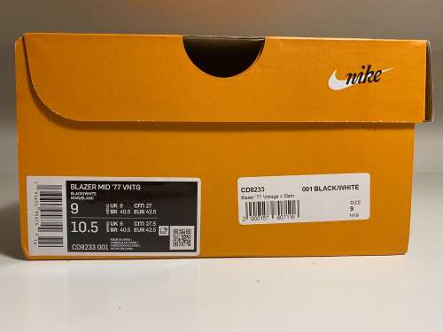 Nike Blazer Mid 77 special box black