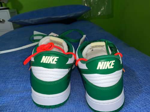 Nike dunk low x offwhite pinegreen