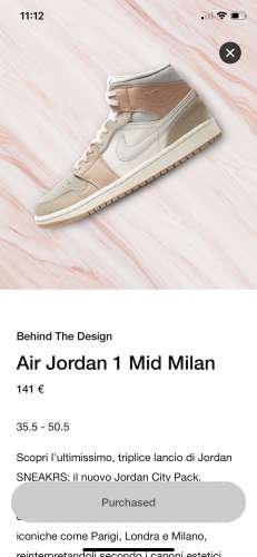 Air jordan 1 Mid Milan