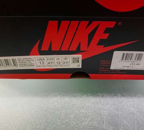 Nike Air Jordan 1 High Retro First Class Barcode