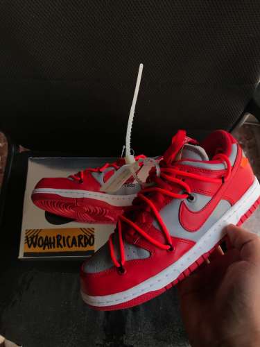 Dunk Low Off white Red University
