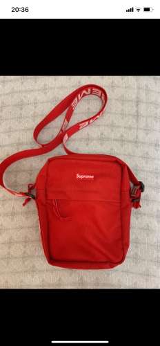 Shoulder bag supreme ss18 red