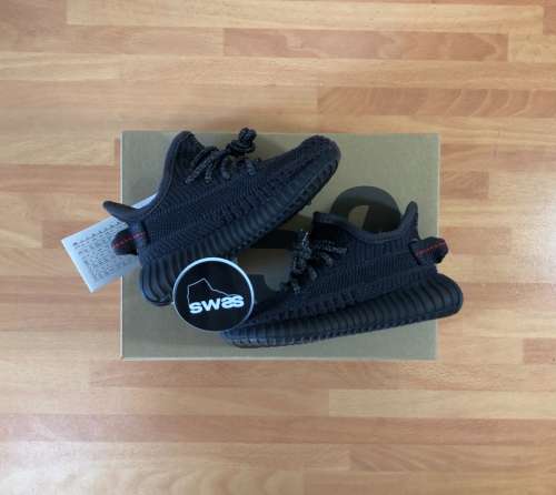 YEEZY BOOST 350 BLACK INFANT (NON-REFLECTIVE)