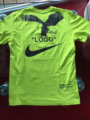 Nike x Off White tee volt lime green
