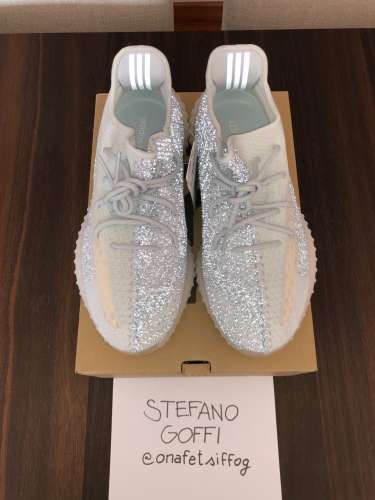 WTS YEEZY 350 V2 CLOUD WHITE REFLECTIVE