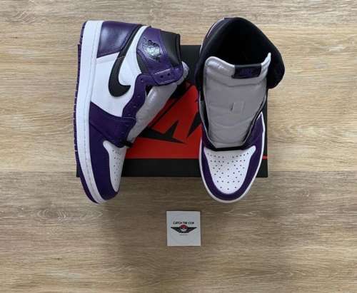 Jordan 1 Court Purple White