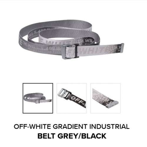 OFF-WHITE Gradient Industrial Belt Grey/Black - Meetapp