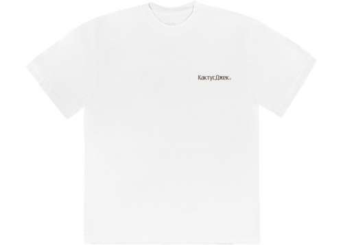 T-Shirt Emote Travis Scott The Scotts Rage Bianco