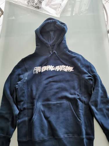 WTS hoodie fucking awesome, colorazione blue navy