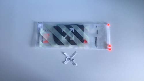 Off White Arrows Face Mask Black