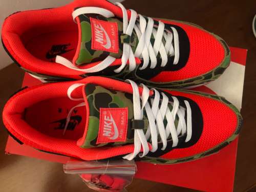 Nike Airmax 90 Duck Camo Reverse Red US 12 DS