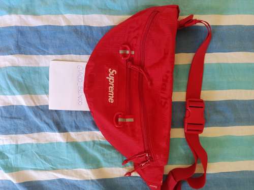 Supreme waist bag ss19 red