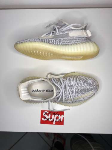 🔥 Adidas Yeezy Boost 350 V2 Static Cloud White (Non-Reflective) 🔥