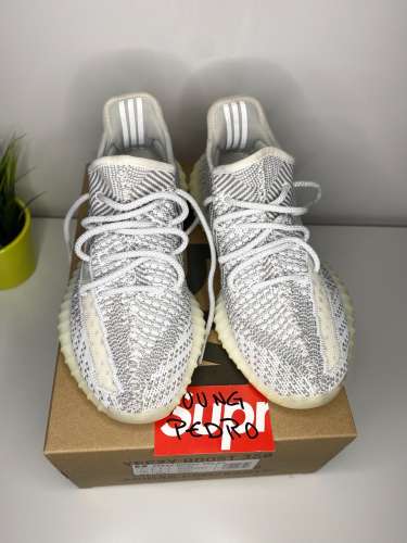 🔥 Adidas Yeezy Boost 350 V2 Static Cloud White (Non-Reflective) 🔥