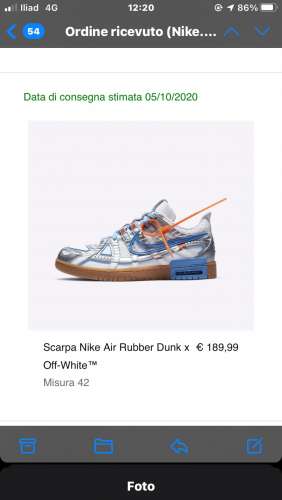 Dunk low rubber x off white