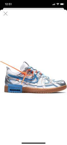 WTS Nike Rubber Dunk x Off White UNC