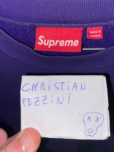Supreme box logo purple 2005