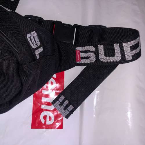 Supreme waist bag ss18 black