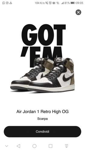 Air Jordan 1 High Mocha