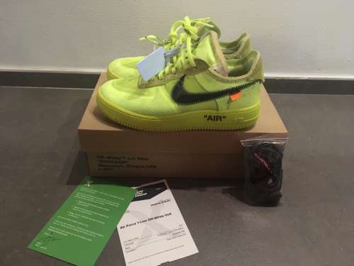 Nike Air Force 1 off white volt