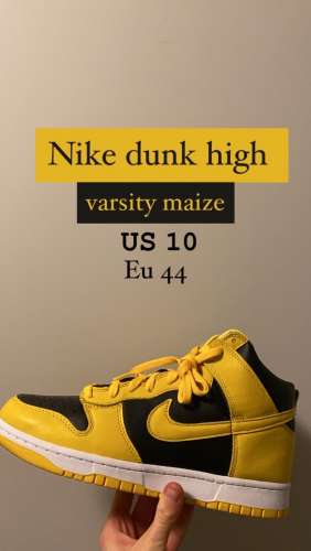 Nike dunk high varsity maze