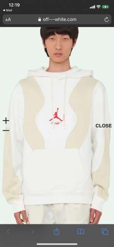 Wts hoodie air Jordan x off white
