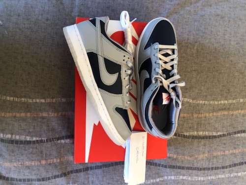 WTS Nike dunk low college navy grey