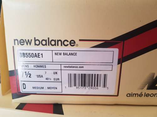 new balance 550 aime leon dore size 40,5 e 46,5