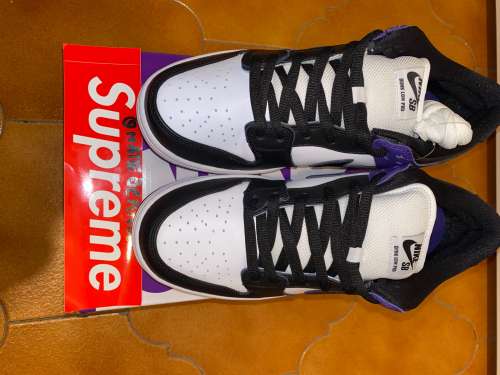 Nike dunk sb court purple