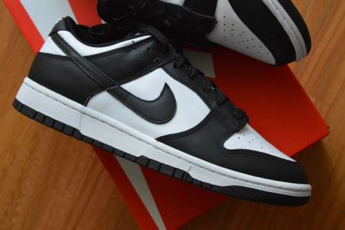 Nike dunk low black and White W